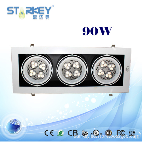 90W Square LED Ceiling Down Light